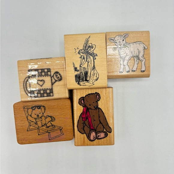Rubber Stamps Bundle of 5 - Picture 1 of 3